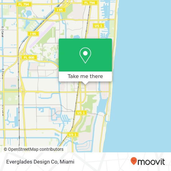 Mapa de Everglades Design Co
