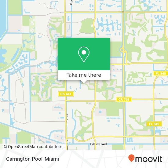 Carrington Pool map