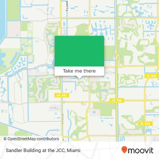 Sandler Building at the JCC map