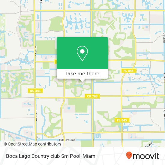 Mapa de Boca Lago Country club Sm Pool