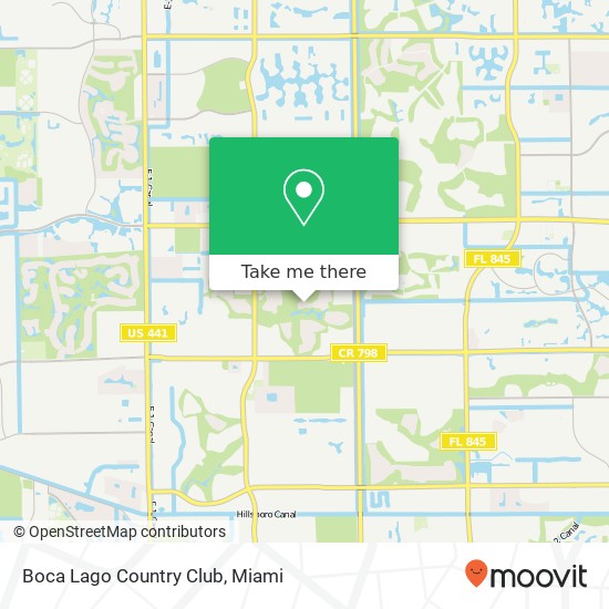 Boca Lago Country Club map