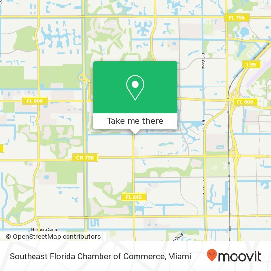 Southeast Florida Chamber of Commerce map