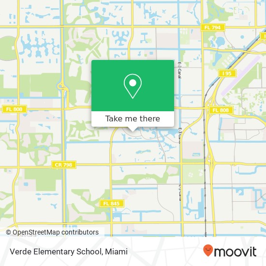 Verde Elementary School map