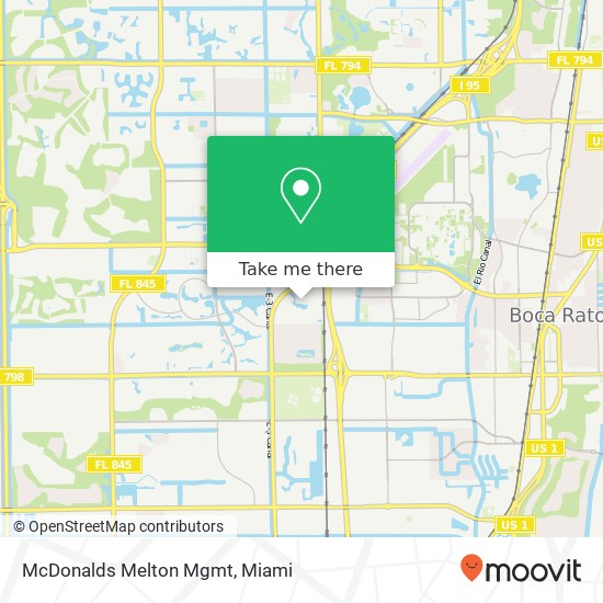 McDonalds Melton Mgmt map