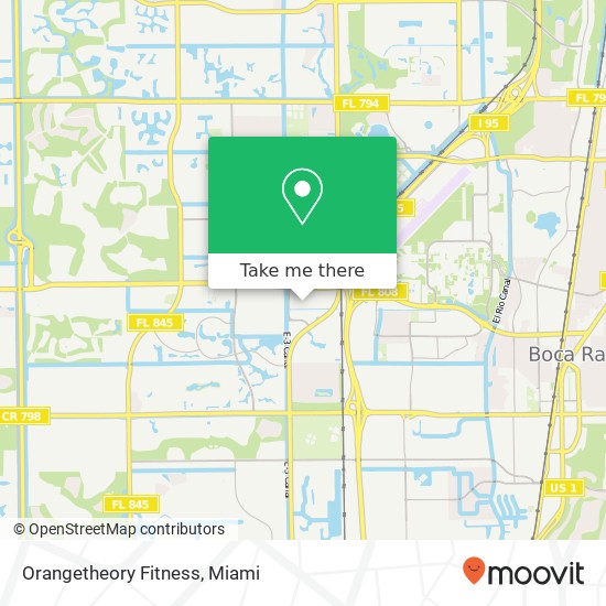 Orangetheory Fitness map