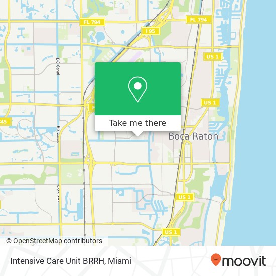 Intensive Care Unit BRRH map