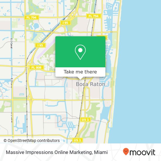 Mapa de Massive Impressions Online Marketing