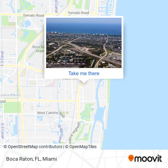 Mapa de Boca Raton, FL