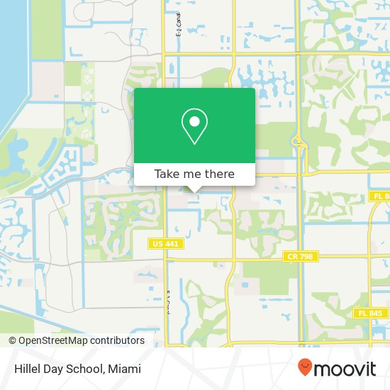 Hillel Day School map