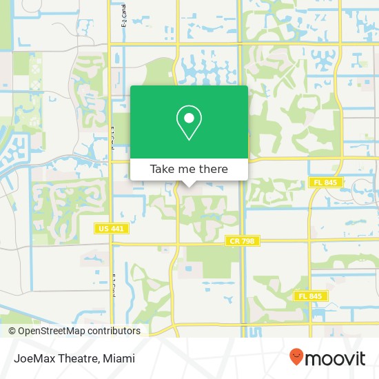 Mapa de JoeMax Theatre