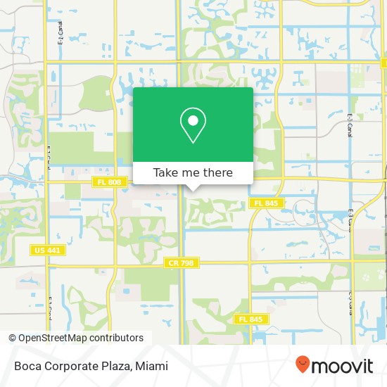 Boca Corporate Plaza map