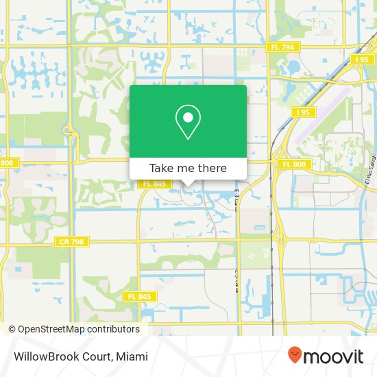 Mapa de WillowBrook Court