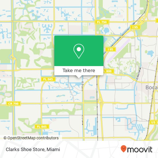 Mapa de Clarks Shoe Store