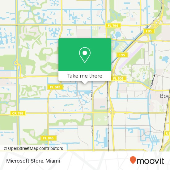 Microsoft Store map