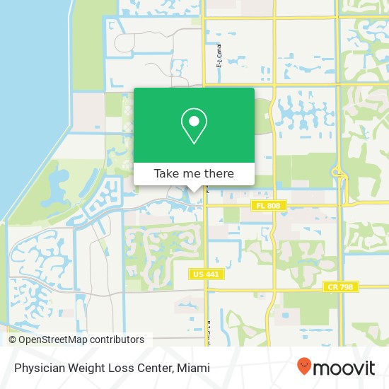 Physician Weight Loss Center map