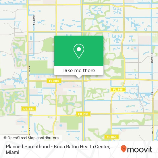 Planned Parenthood - Boca Raton Health Center map