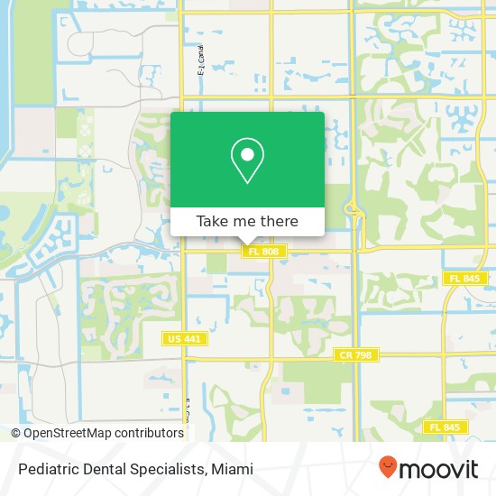 Pediatric Dental Specialists map