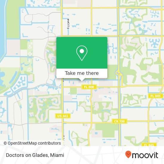 Mapa de Doctors on Glades