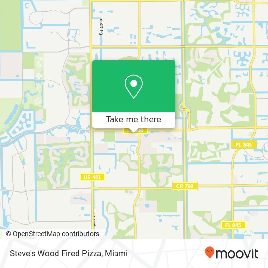 Mapa de Steve's Wood Fired Pizza