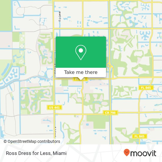 Ross Dress for Less map