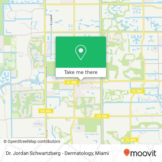 Mapa de Dr. Jordan Schwartzberg - Dermatology