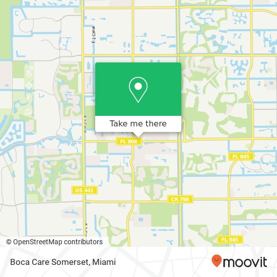 Boca Care Somerset map