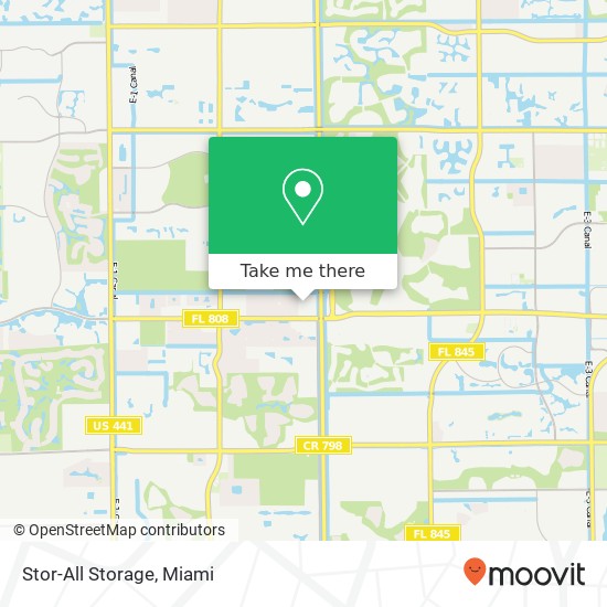 Mapa de Stor-All Storage