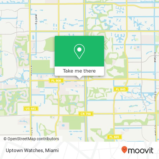 Uptown Watches map