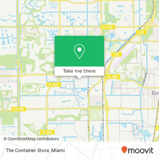 The Container Store map