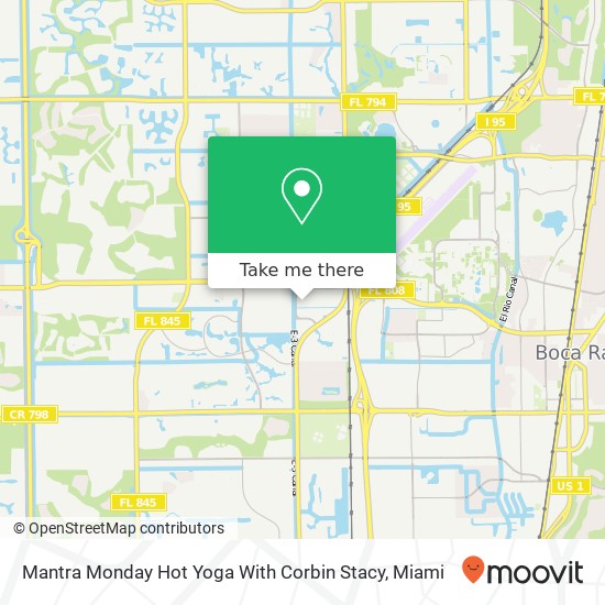 Mantra Monday Hot Yoga With Corbin Stacy map