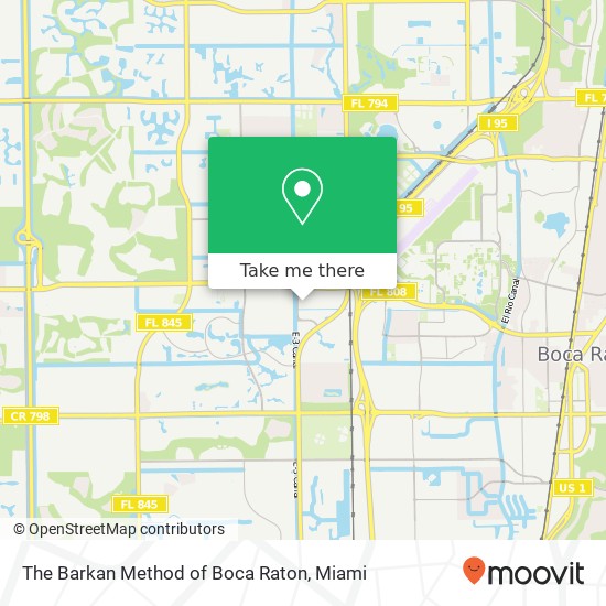 The Barkan Method of Boca Raton map