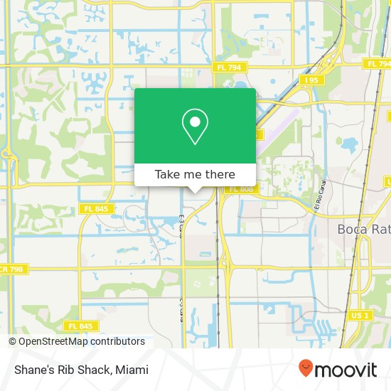 Mapa de Shane's Rib Shack