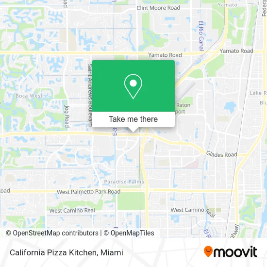 California Pizza Kitchen map