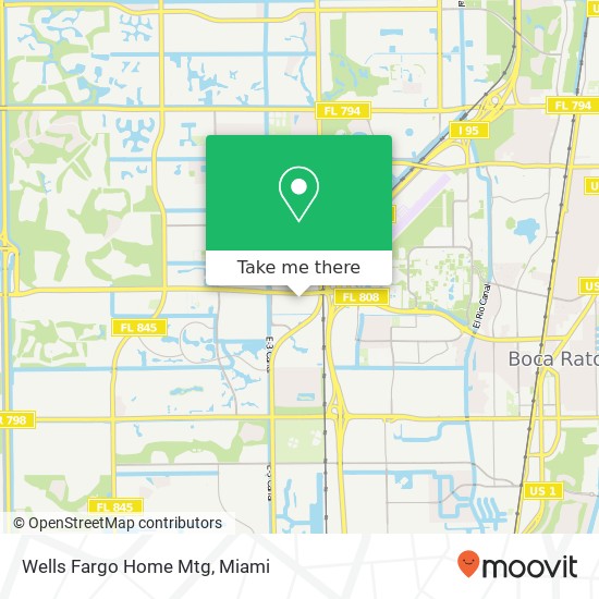 Wells Fargo Home Mtg map