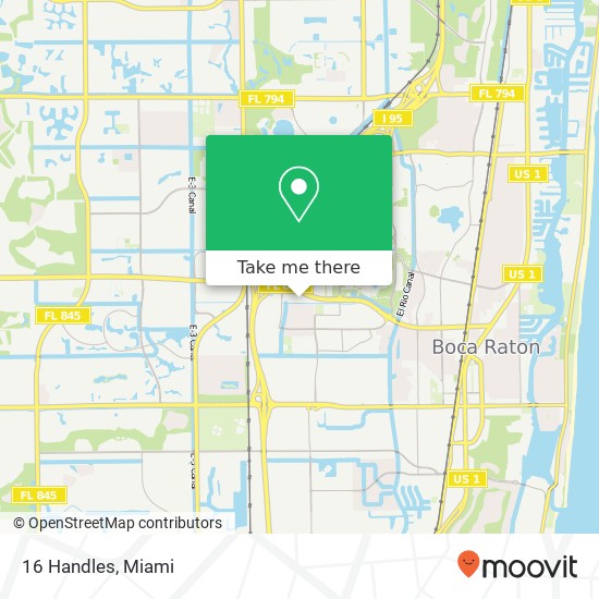 16 Handles map