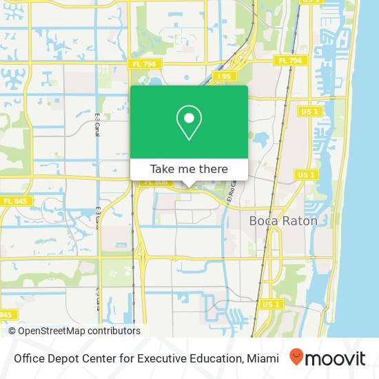 Office Depot Center for Executive Education map