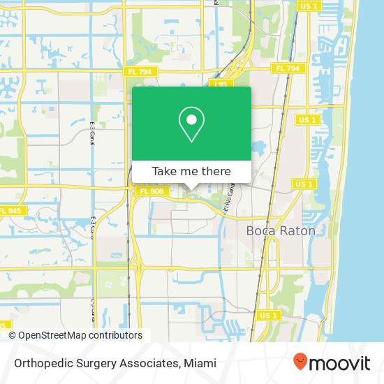 Orthopedic Surgery Associates map