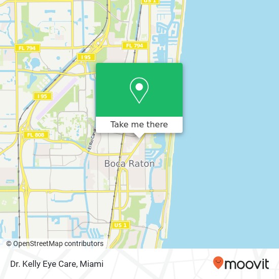 Dr. Kelly Eye Care map