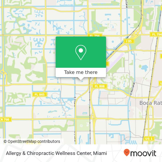 Allergy & Chiropractic Wellness Center map