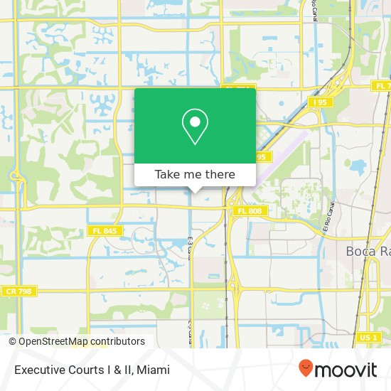 Executive Courts I & II map