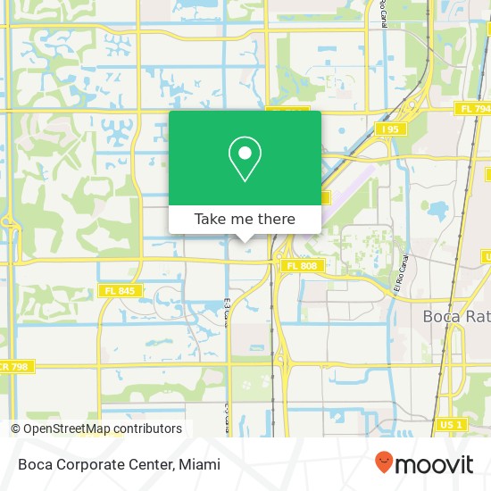 Boca Corporate Center map