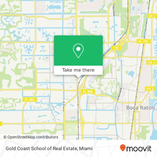 Gold Coast School of Real Estate map