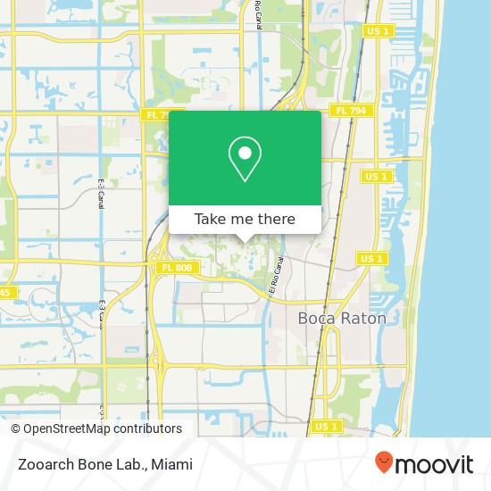 Zooarch Bone Lab. map