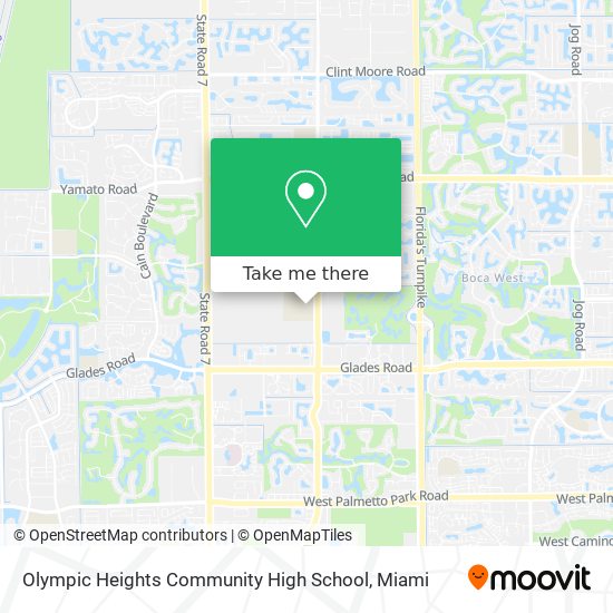 Mapa de Olympic Heights Community High School