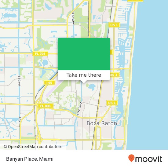 Banyan Place map