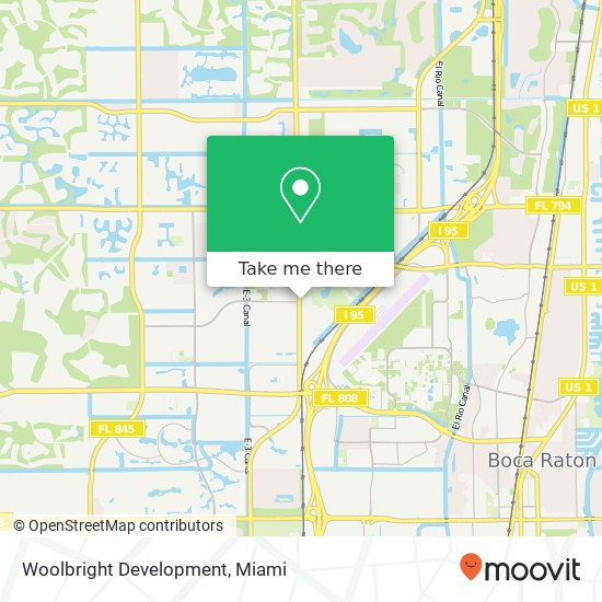Woolbright Development map