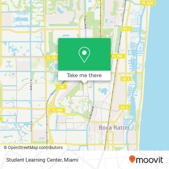 Student Learning Center map