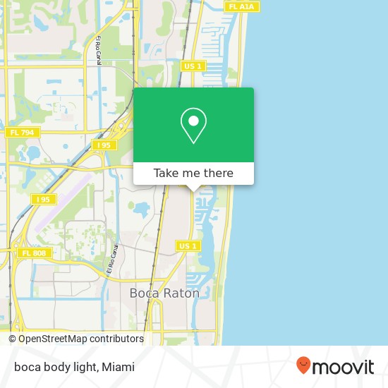boca body light map