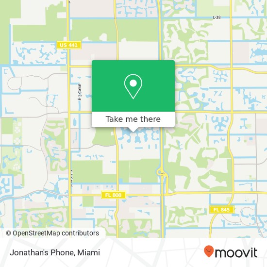 Mapa de Jonathan's Phone