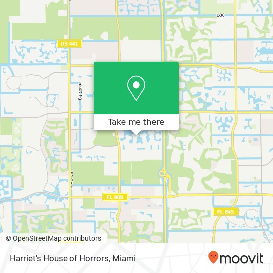 Mapa de Harriet's House of Horrors